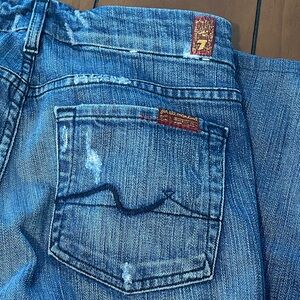 Seven low rise bootcut jeans